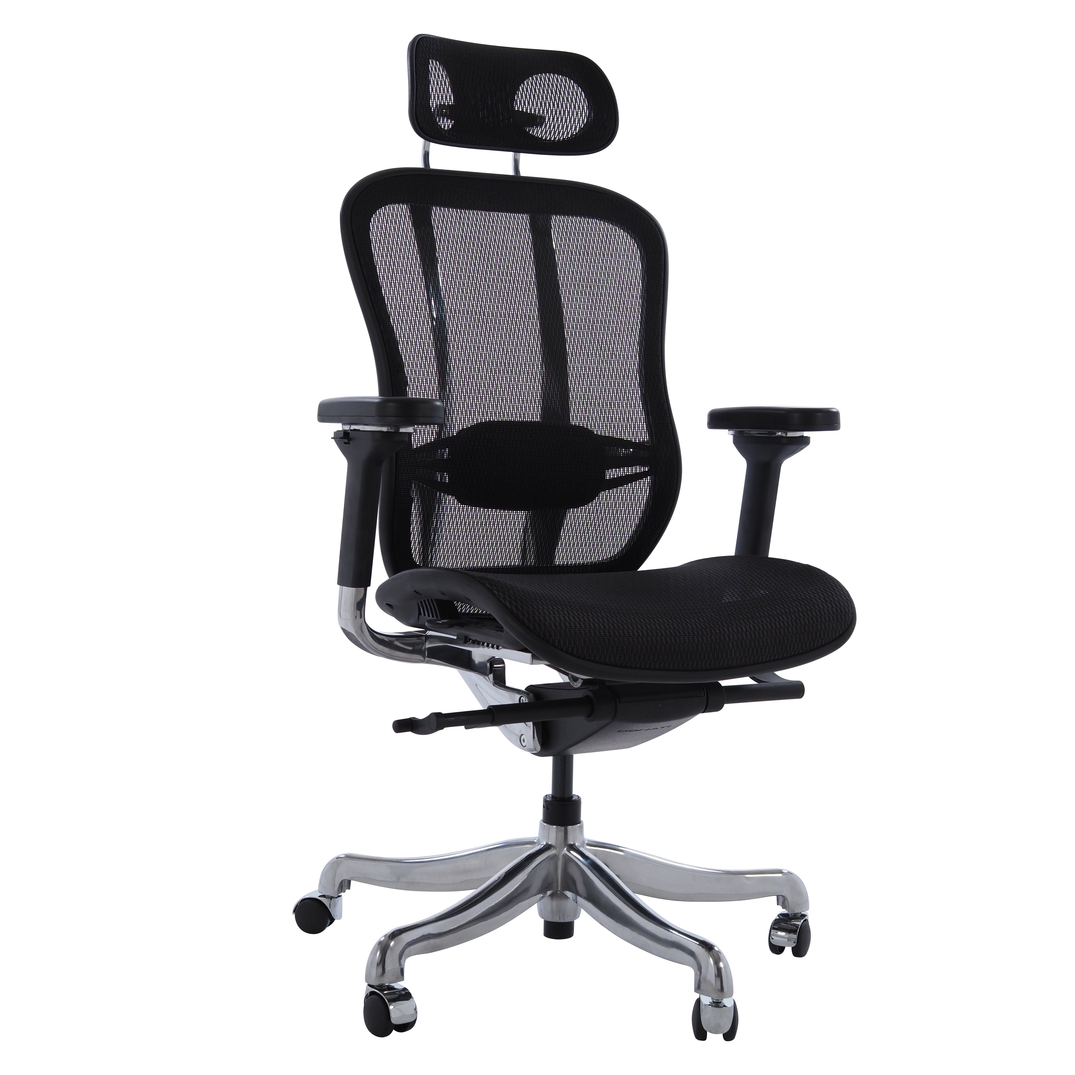 Herman Miller style, Krzesło biurowe Aaron mesh netweave czarny