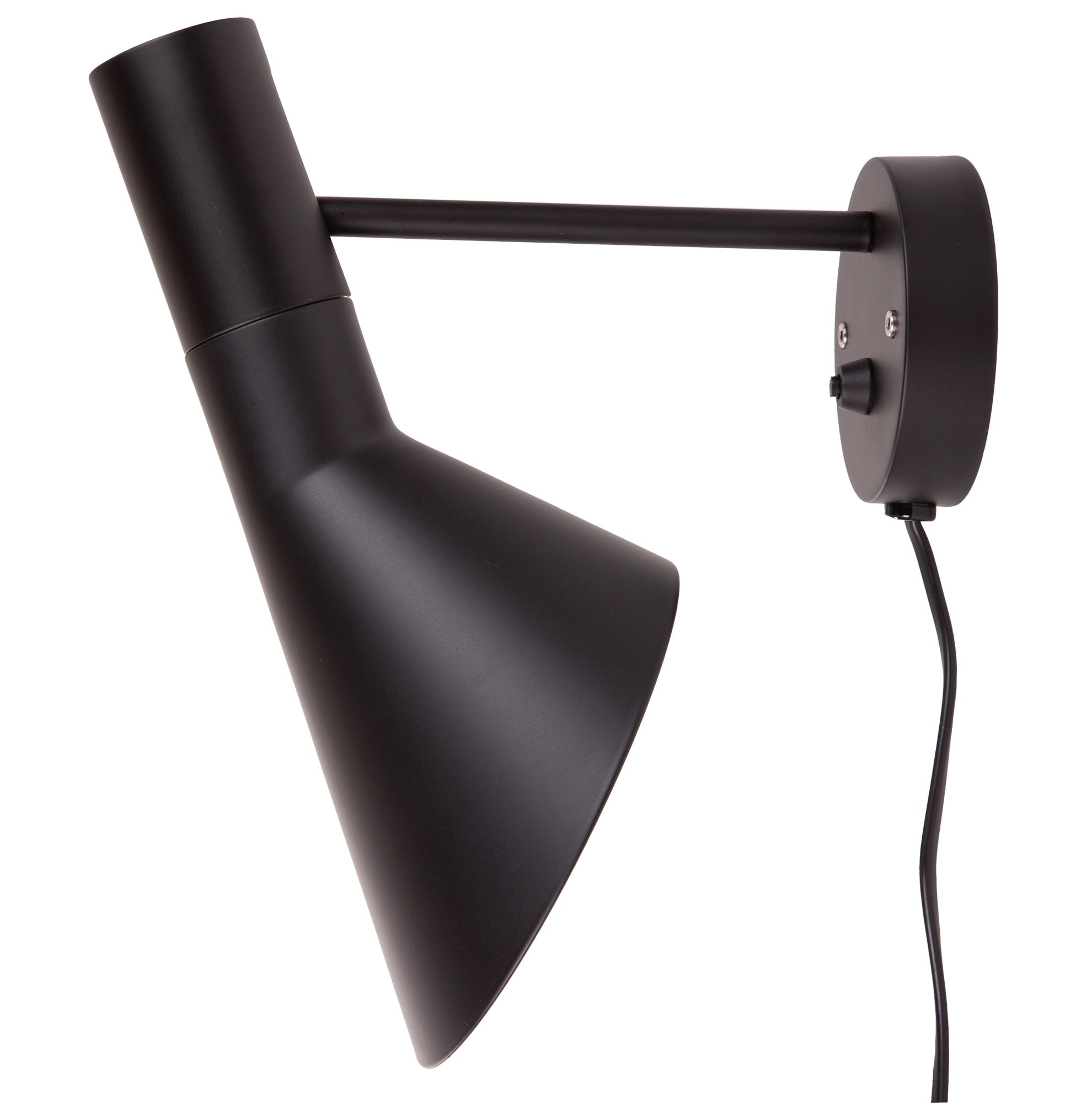 Arne Jacobsen style, Ściana światło Lampa AJ czarny