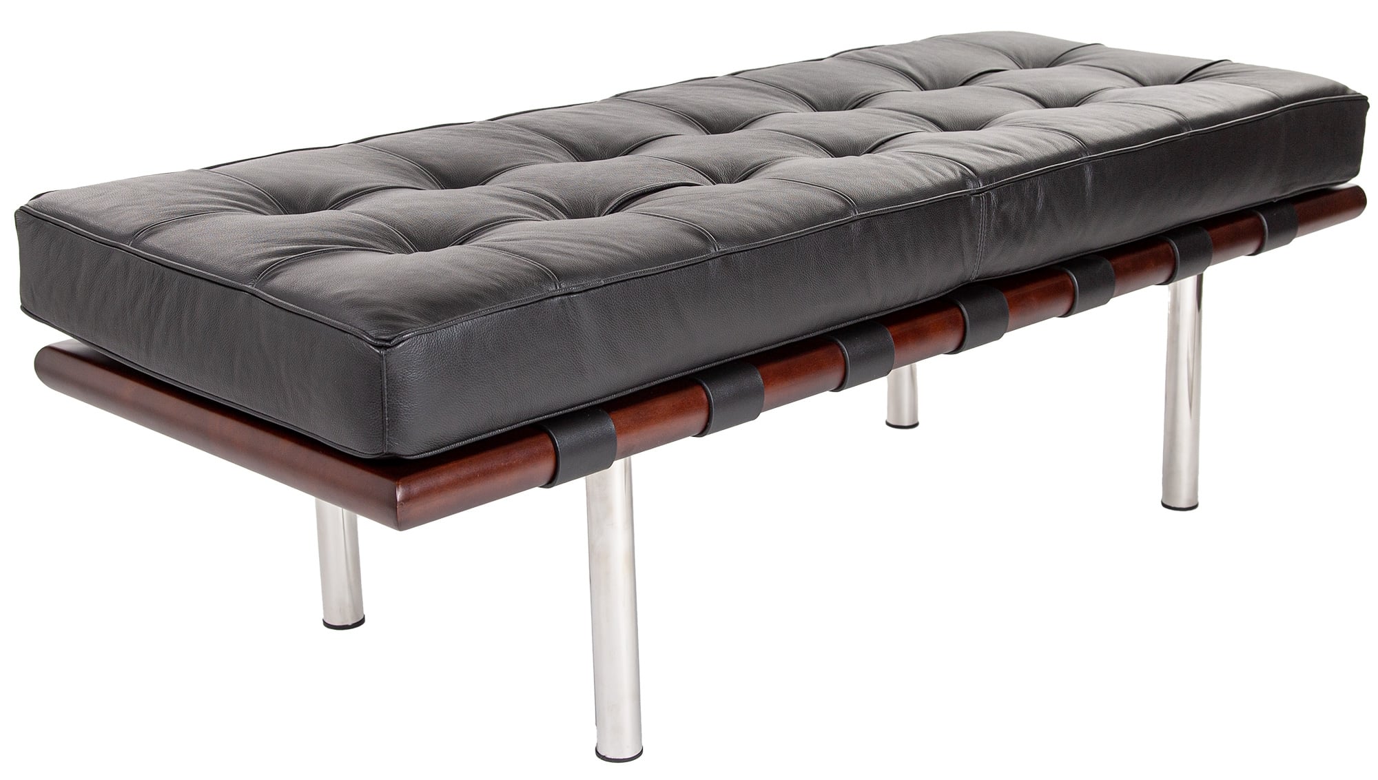 Ludwig Mies vd Rohe style, Bank Barcelona Pavillion Bank czarny