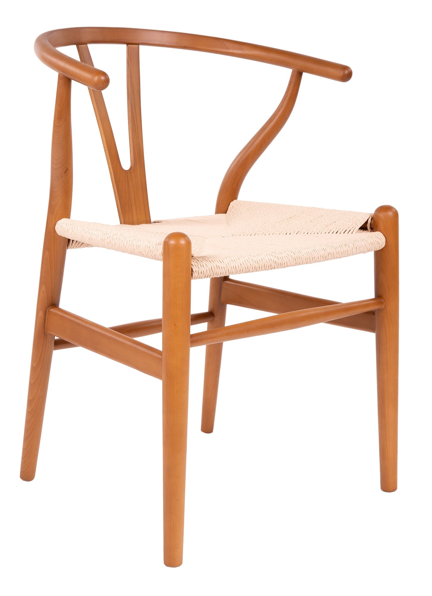 Wegner style, Jadalnia krzesło Y-chair wishbone CH24 Orzech naturel