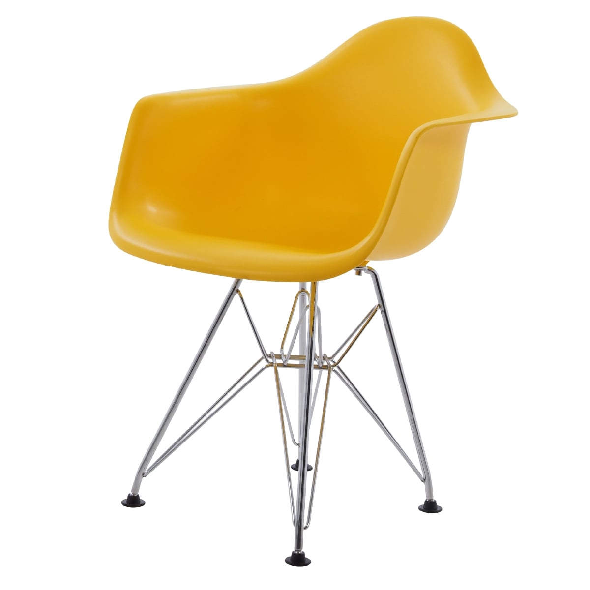 Charles Eames style, Krzesełko dla dziecka DAR Junior żółty
