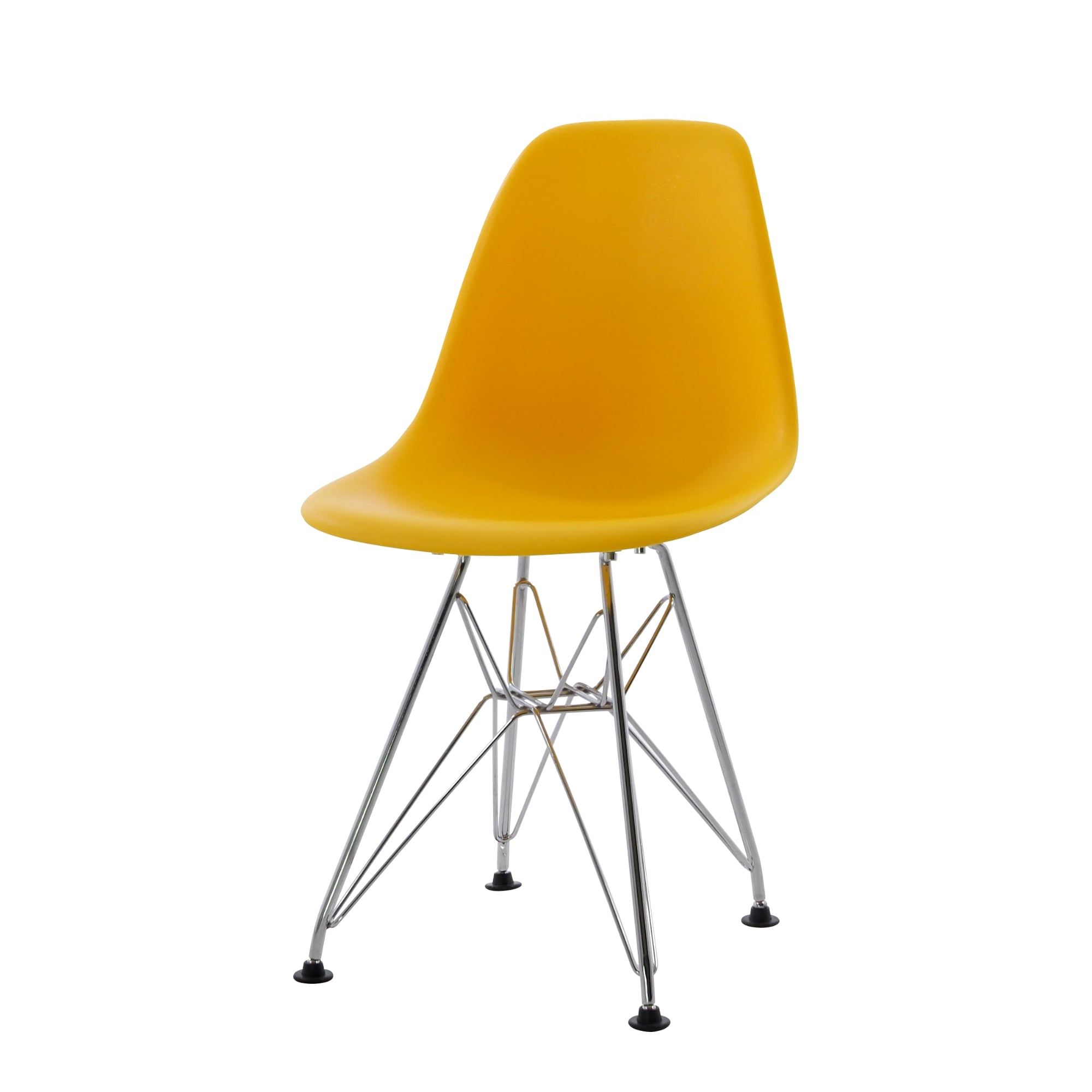 Charles Eames style, Krzesełko dla dziecka DSR Junior żółty