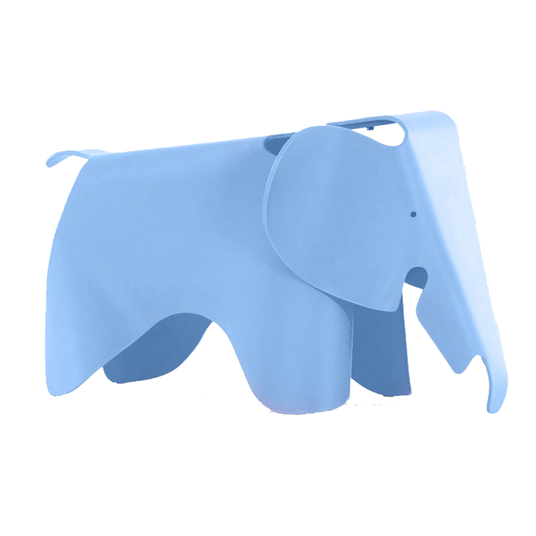 Charles Eames style, Słoń krzesło Elephant Junior Jasnoniebieski