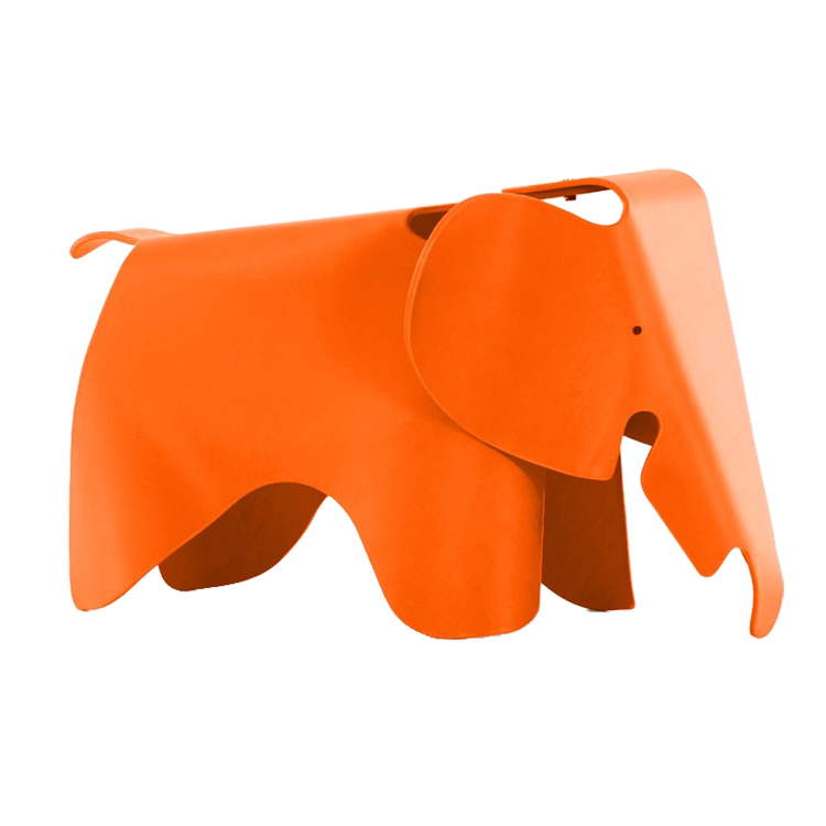 Charles Eames style, Słoń krzesło Elephant Junior pomarańczowy