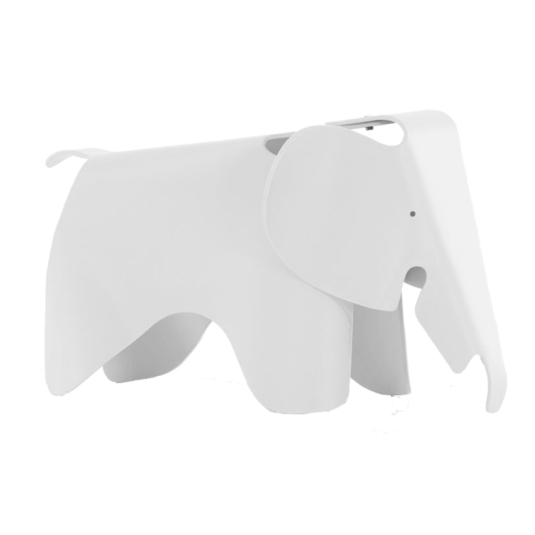 Charles Eames style, Słoń krzesło Elephant Junior biały