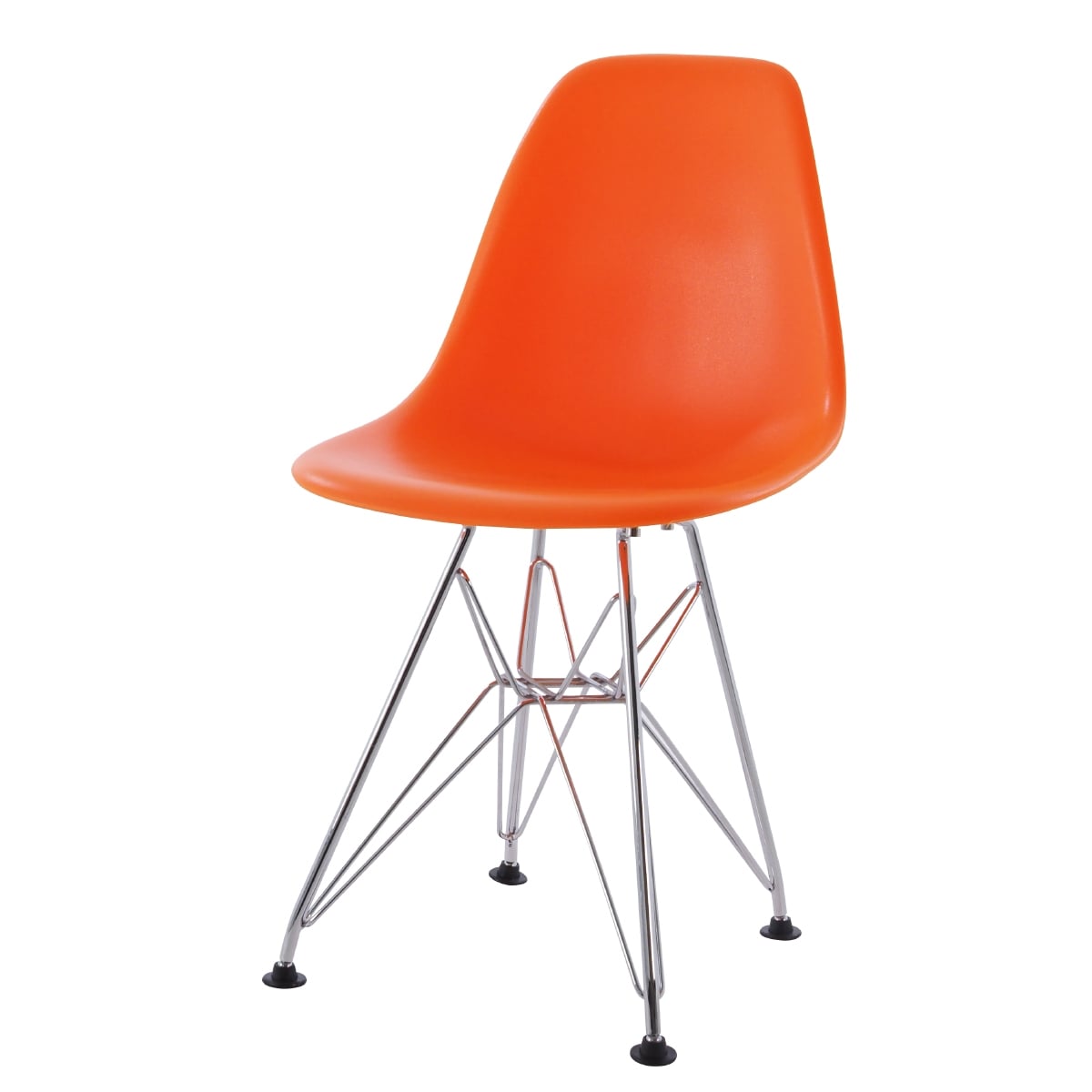 Charles Eames style, Krzesełko dla dziecka DSR Junior pomarańczowy