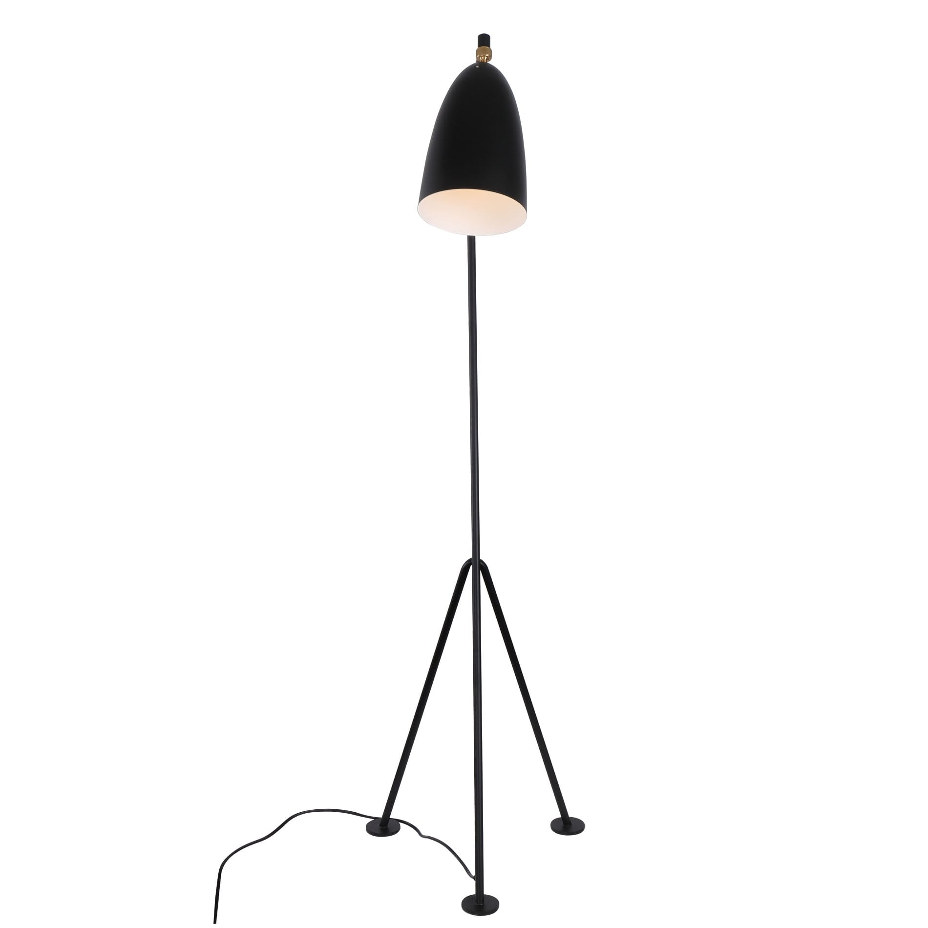 Greta Magnusson style, Lampy podłogowe Gräshoppa czarny