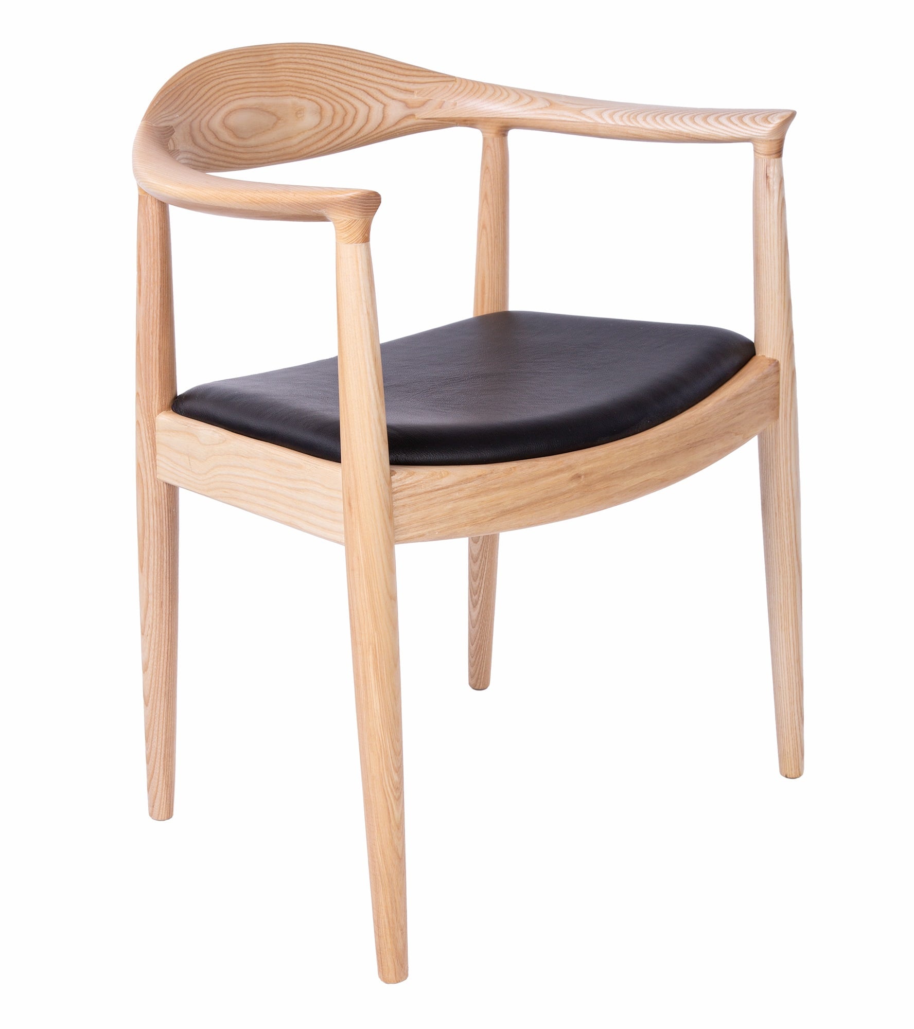 Wegner style, Jadalnia krzesło kennedy chair Skóra naturalny