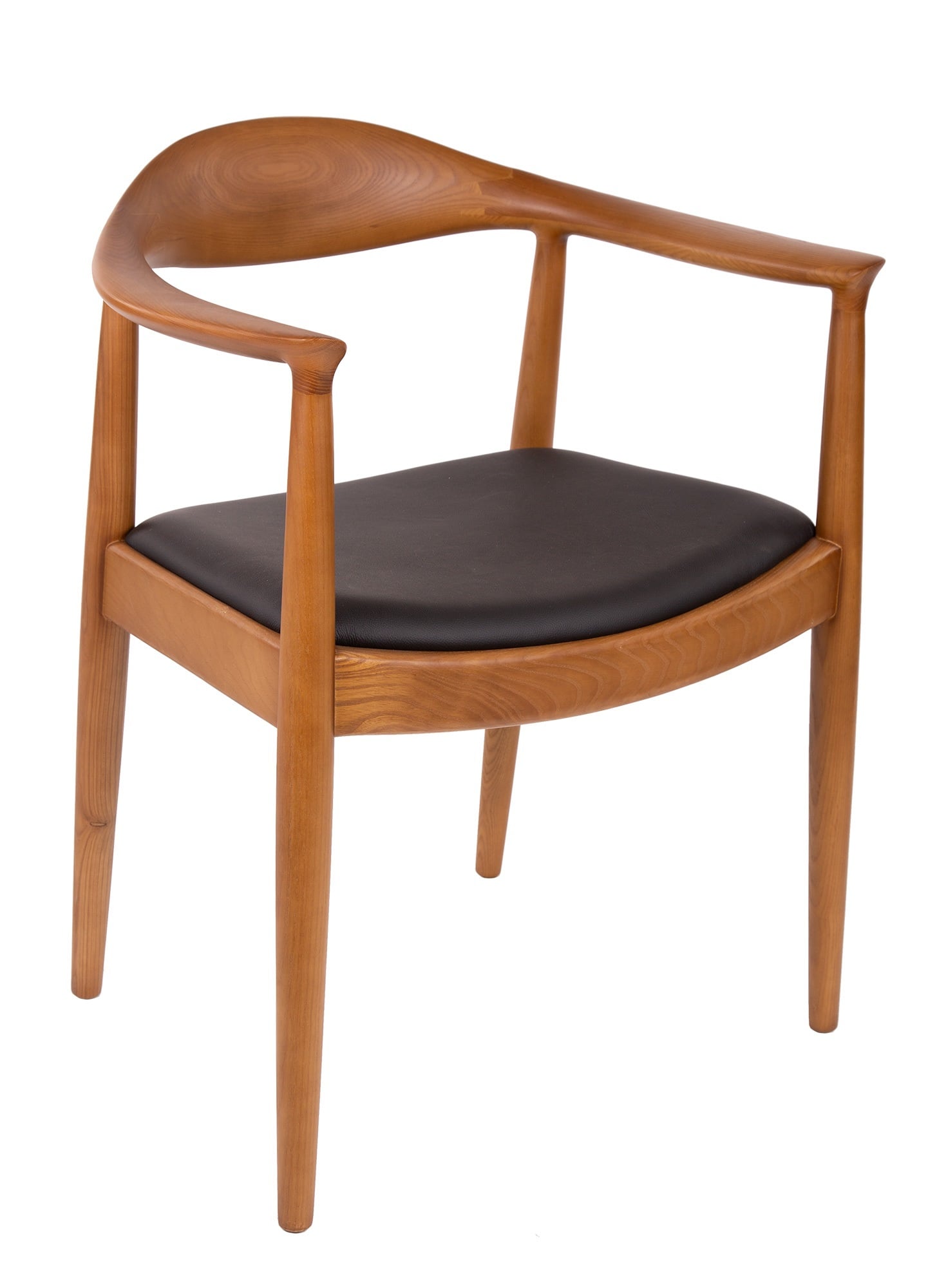 Wegner style, Jadalnia krzesło kennedy chair Skóra Orzech