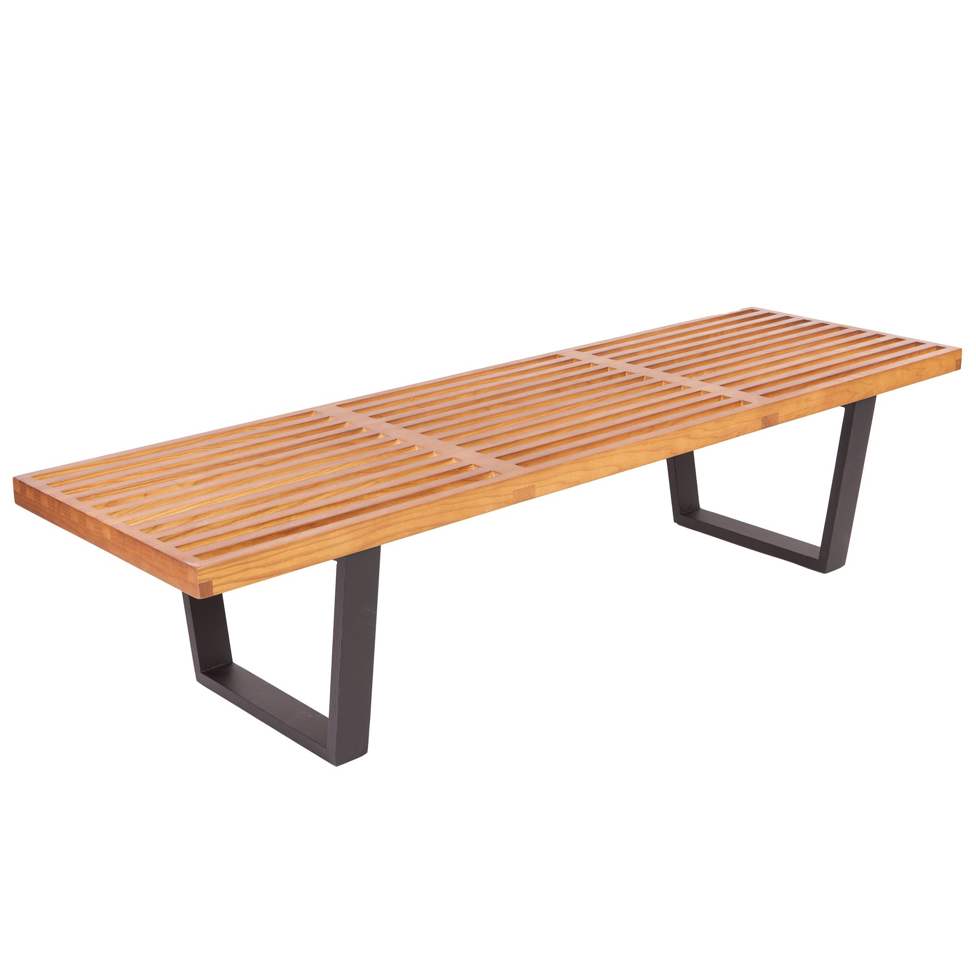 George Nelson style, Bank Nelson Bench Orzech 152cm