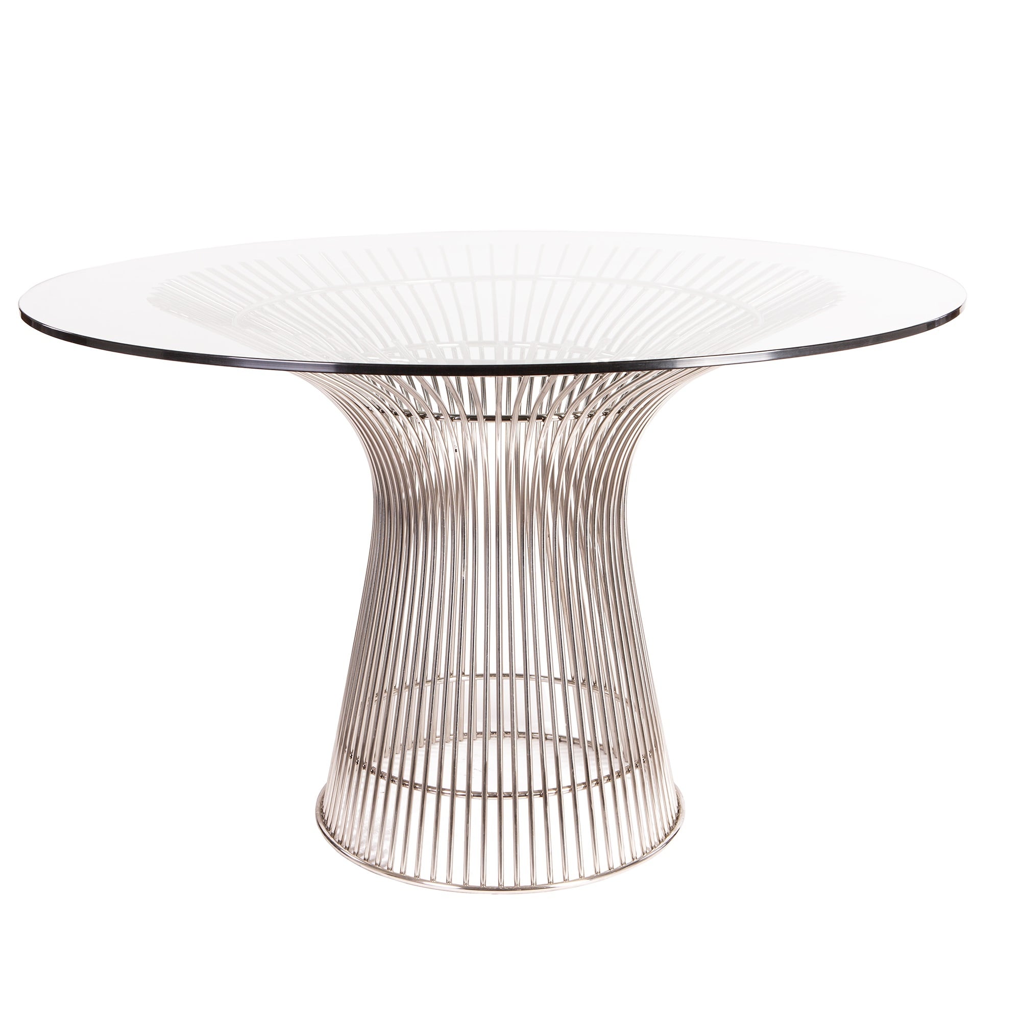 Warren Platner style, Stół jadalny Wire tabela diameter 120cm chrome