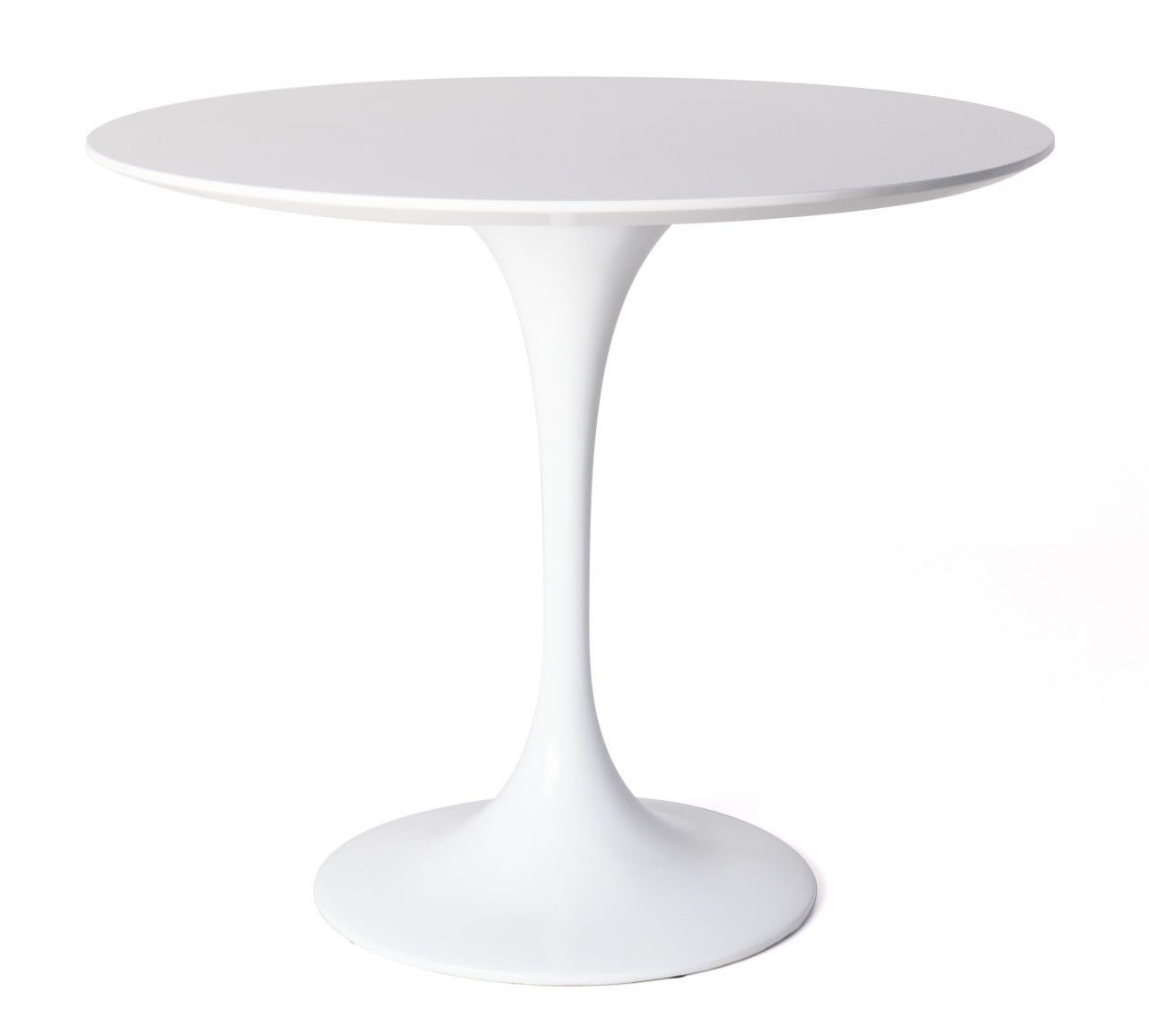 Eero Saarinen style, Stół jadalny Tulipan Stół 80cm Biały (Matt)