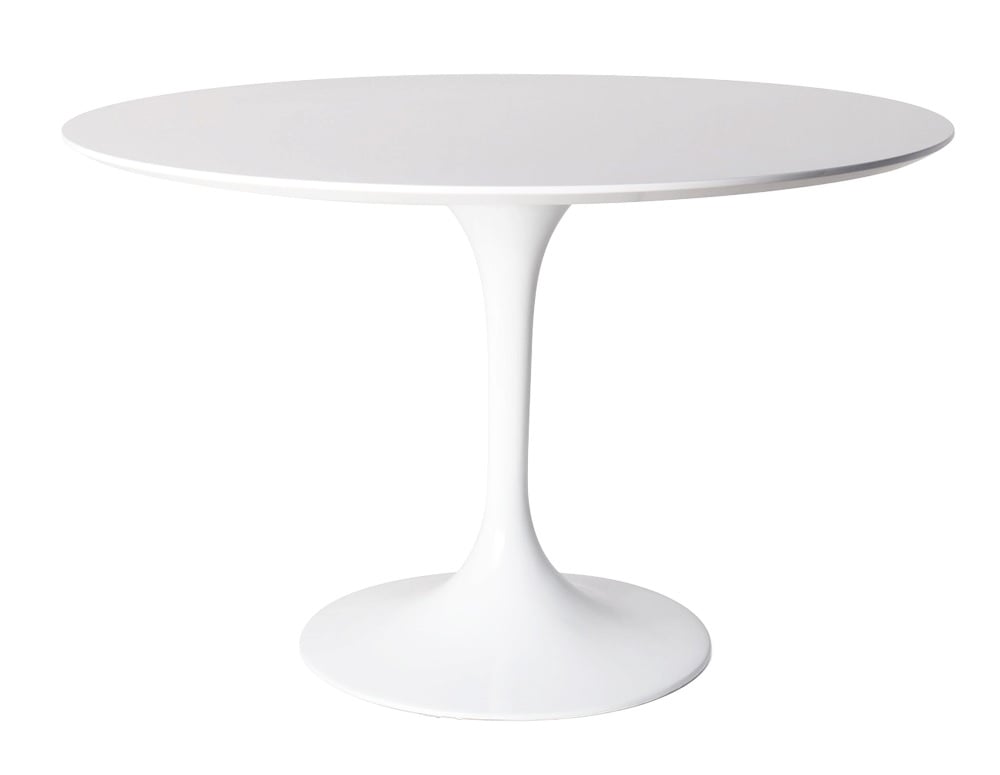 Eero Saarinen style, Stół jadalny Tulipan Stół 100cm Biały (Matt)