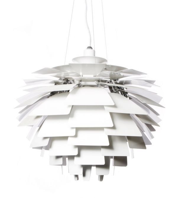 Poul Henningsen style, Lampy wiszące Lampa karczocha 72cm biały