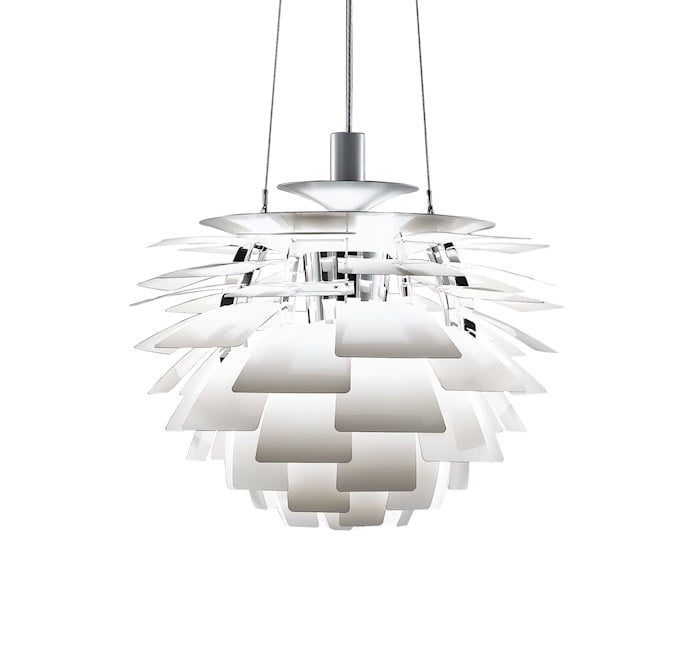 Poul Henningsen style, Lampy wiszące Lampa karczocha 56cm biały