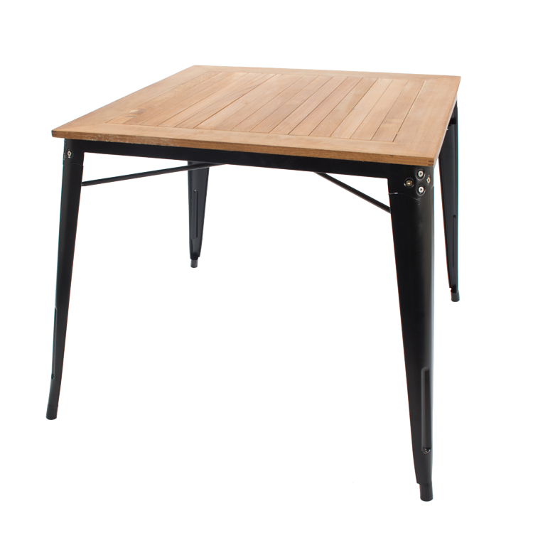 Xavier Pauchard style, Stół jadalny Stół w stylu Tolix stół czarny