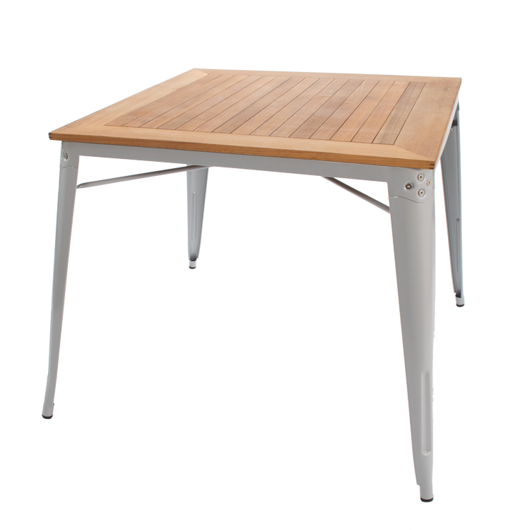 Xavier Pauchard style, Stół jadalny Stół w stylu Tolix szary